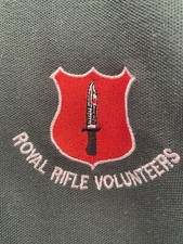 British Army Royal Rifle Volunteers Polo T Shirt (M)
