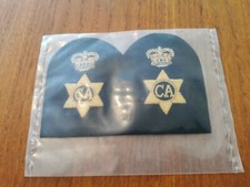 Royal Navy gold Wrens Cheif petty officers Catering branch 9 cm tall by 6.5 cm w