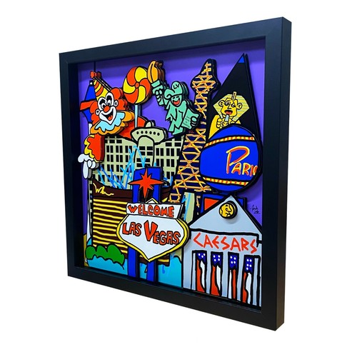 Las vegas strip pop - vegas, art