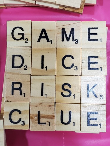 Game night scrabble tile - game,