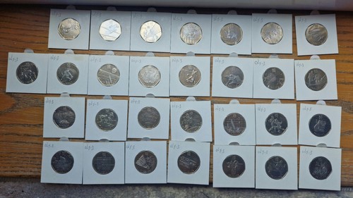 2011 50p olympics full set - 2011,