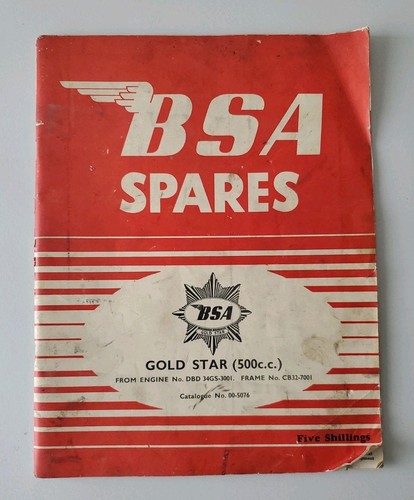 Bsa gold star sparts - star, parts