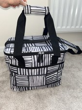 BNWOT M&S Printed Foldaway Picnic Cool Bag Multi Black and White