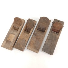 Used Japanese Kanna Hand Plane Lot of 4 Junk Tools Approx 11.8 in For Repair
