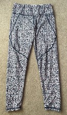 Sweaty Betty The Power Leggings Blue Silver Pink Speckled Gym Yoga Run Size S
