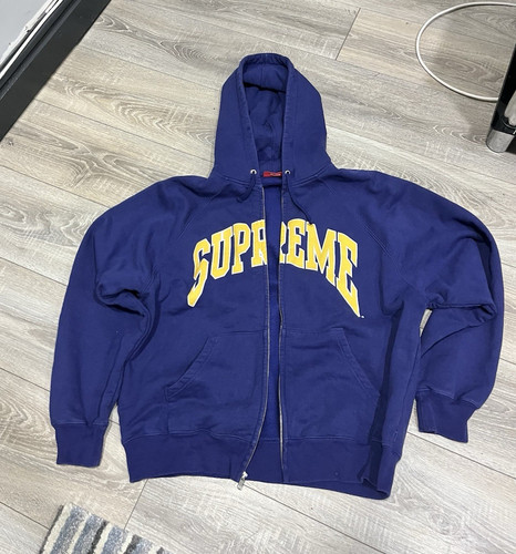 Supreme men navy full zip - men’s,