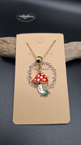 Toadstool mushroom charm - toadstool,