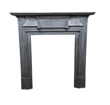 Original Antique Victorian Edwardian cast iron fireplace CAST IRON FIRE SURROUND