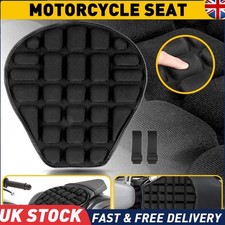 Motorcycle Gel Seat Cushion Comfort Shock Pad Cover Breathable Pressure Relief