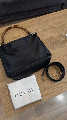 Gucci bamboo shoulder bag - gucci,
