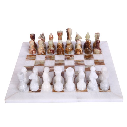Marble chess set - chess, 12”