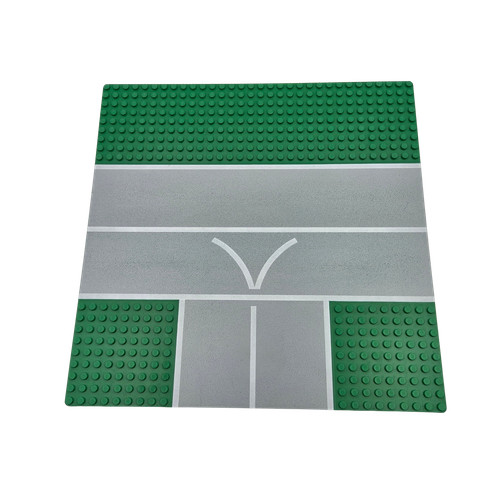 Lego street base - plate, green