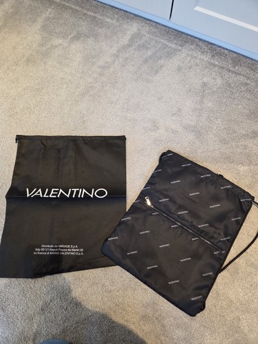 Valentino black logo nylon - valentino,