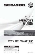 Sea-Doo Owners Manual Book