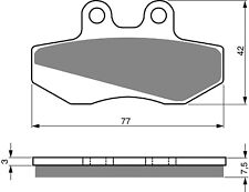 Brake Disc Pads Front R/H Goldfren for 2005 Peugeot XR6 (50cc) (2T)
