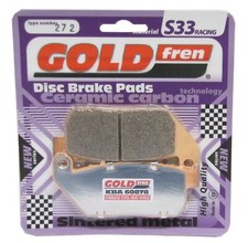 Goldfren S33 Brake Pads Front For Harley Davidson XL 1200 Sportster 2011-2013