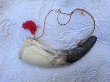 Antique Rare Handmade Cow Horn