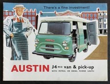 AUSTIN J4 M10 Van & Pickup Sales Brochure c1965  1921G
