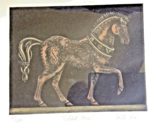 Colette baker gilded horse - baker,