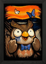 Owl Wildlife Art Framed Wall