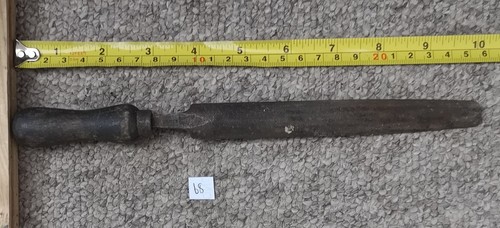 Vintage wooden handle file - handle, file.