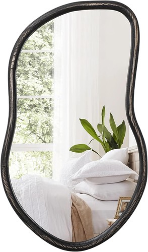 Wood frame mirrors irregular - wood,