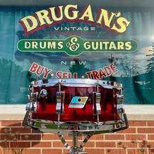 1970s Ludwig Red Vistalite