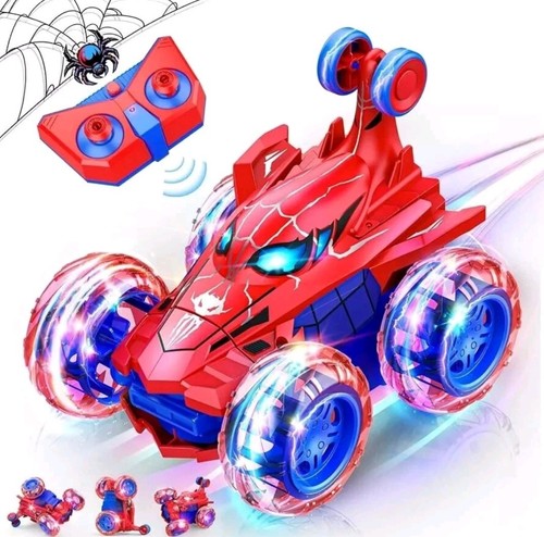 Spiderman stunt car remote - spiderman,