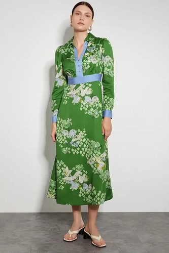 Monsoon jennifer green floral - green,