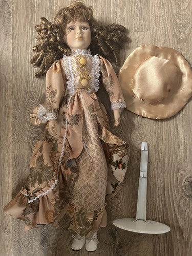 Porcelain victorian doll - victorian,