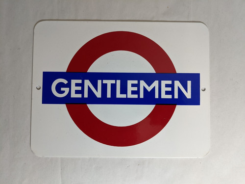 London underground gentlemen - underground,