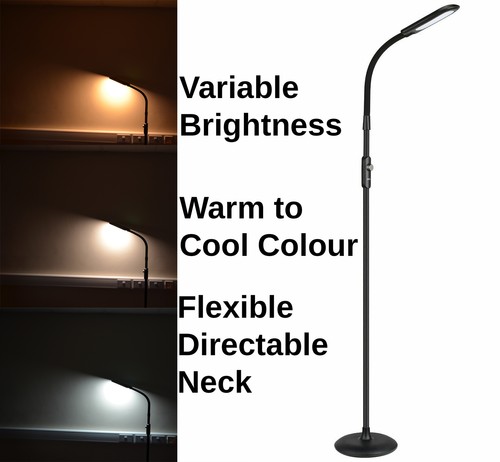 Led floor lamp adjustable - adjustable, 3