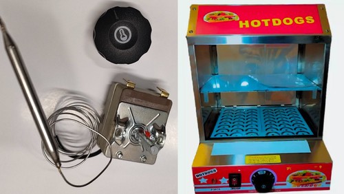 Countertop hot dog steamer bun - hot,
