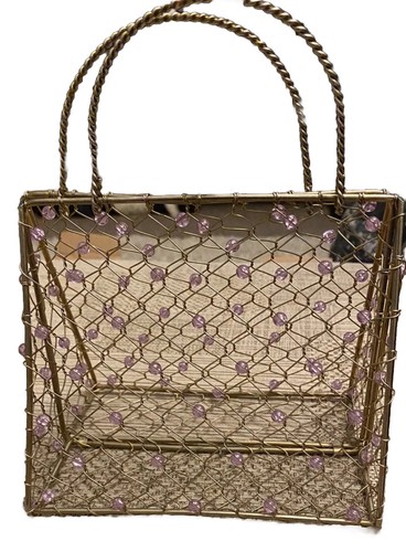 Handbag basket metal ornament - handbag/basket,