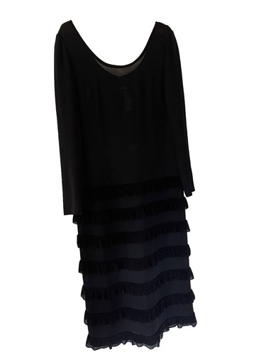 Vintage tricosa black midi - tricosa,
