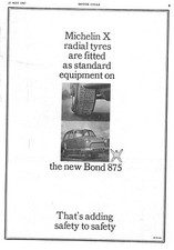 1960 Advert for BOND '875'