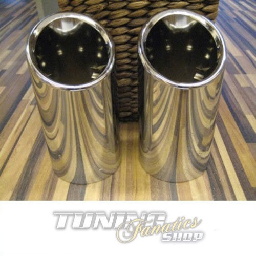 Chrome original exhaust - 2x,
