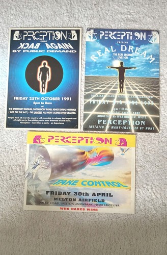 Perception rave flyers - x,