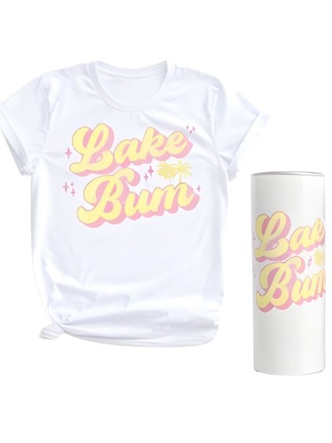 Lake bum matching shirt 20oz - lake,