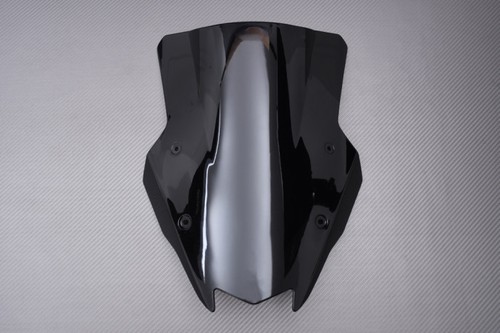 Black polycarbonate windscreen - black,