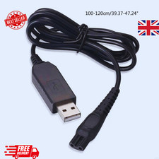 USB Charging Cable for Philips Series 5000 Shaver Trimmer Charger Lead Black UK