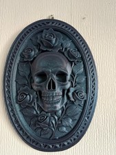 Skull Wall Decor Plaque | Dark