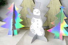 Snowman Trees Decoration Set