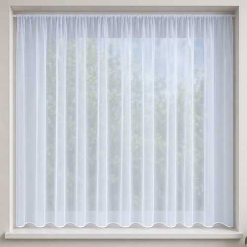 White net curtains sold - net,