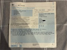 Porsche Registration Number     PAW 997X