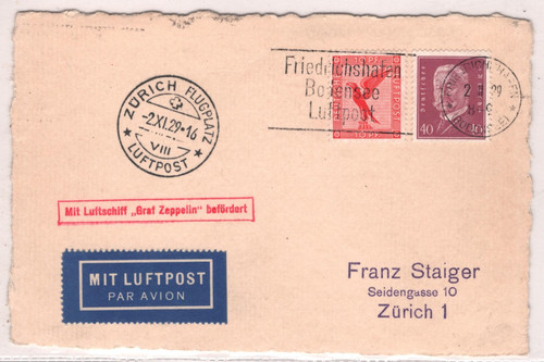 Germany graf zeppelin air - germany, mail
