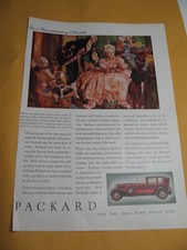 1930's Era Packard "Discriminating Clientele" Auto Magazine Ad