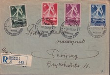 Yugoslavia 1938, International Air Show in Belgrade on Kab. R Letter with