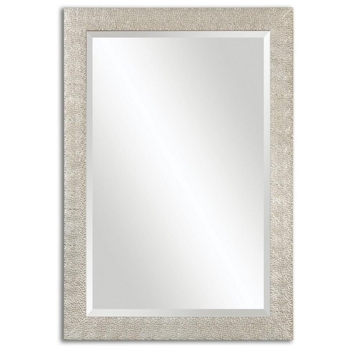 Luxe pebbled silver wall - silver,
