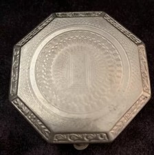 Art deco octagonal twin rouge - deco,